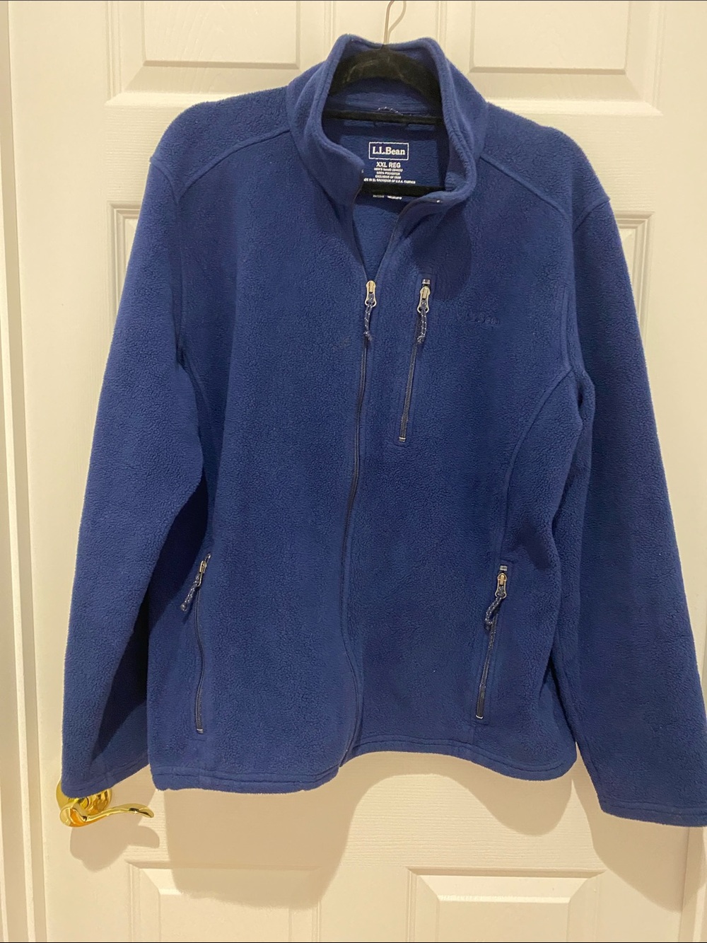L.L. Bean Men’s Blue Full-Zip Fleece Jacket